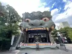 難波八阪神社の狛犬