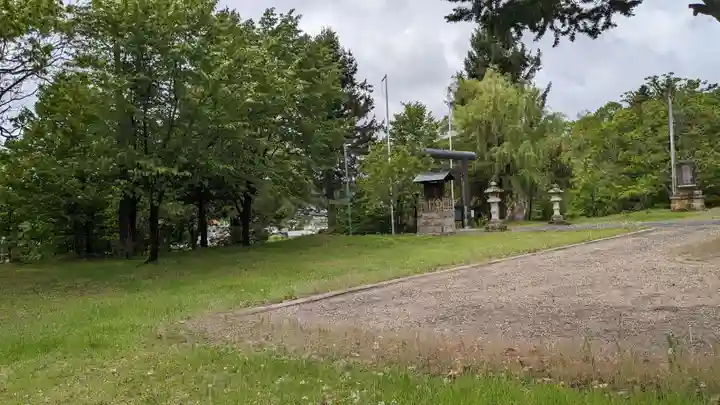 留辺蘂神社の庭園