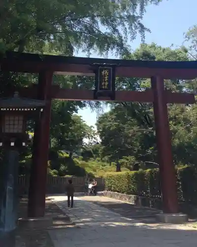 根津神社の鳥居