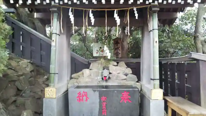 登渡神社の手水舎