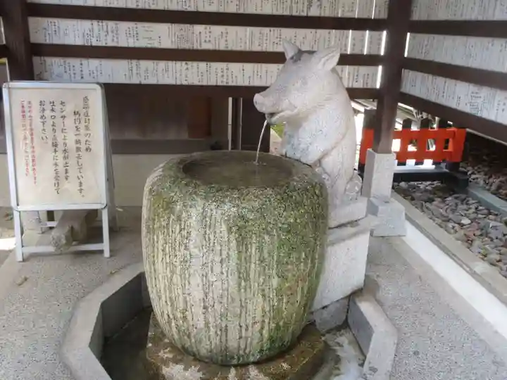 護王神社の手水舎