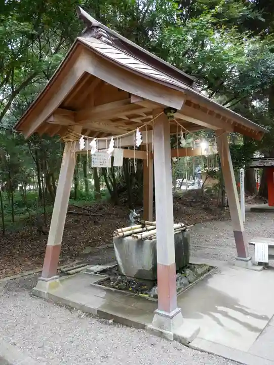 息栖神社の手水舎