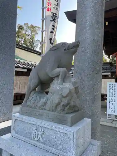 護王神社の狛犬