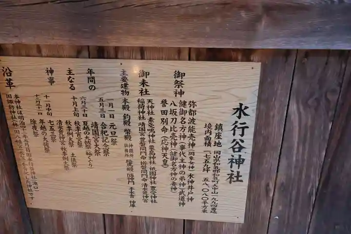 水行谷神社(岡山県)