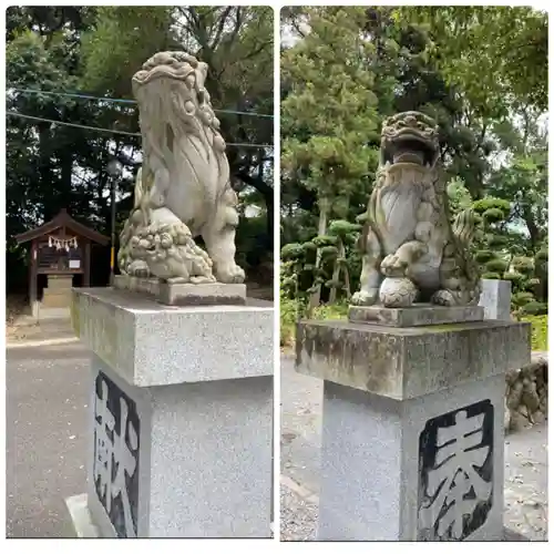 熊野神社の狛犬