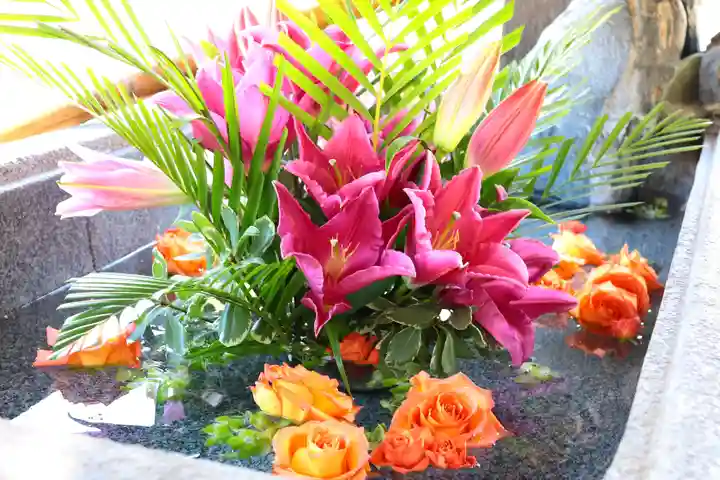 三津厳島神社の手水舎