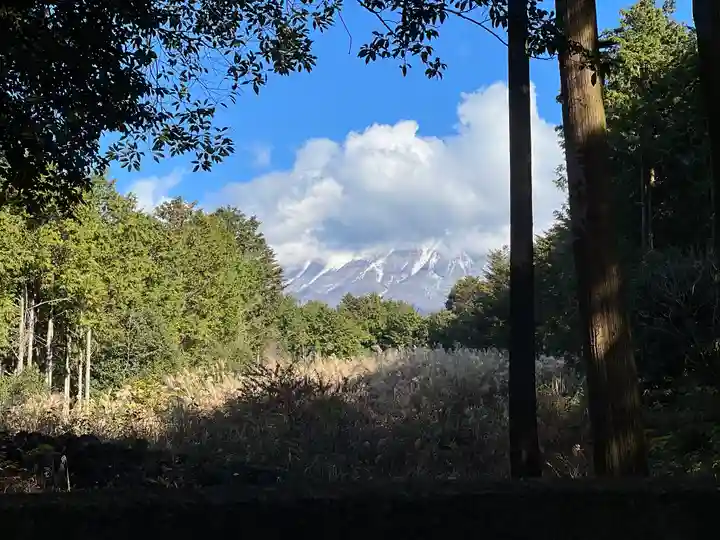 山宮浅間神社の景色