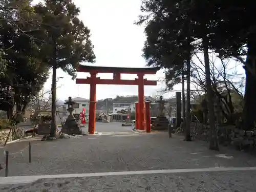 龍田大社の鳥居