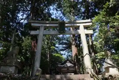 伊黒 日吉神社の鳥居