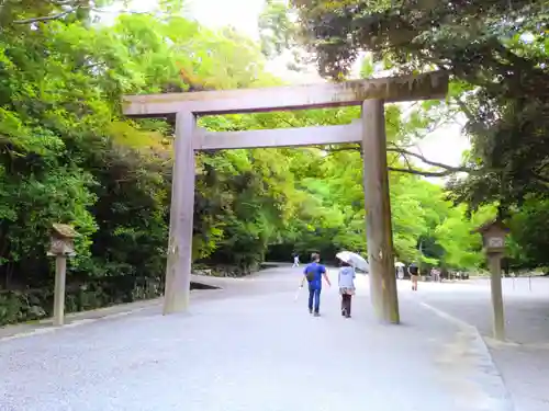 伊勢神宮内宮（皇大神宮）の鳥居