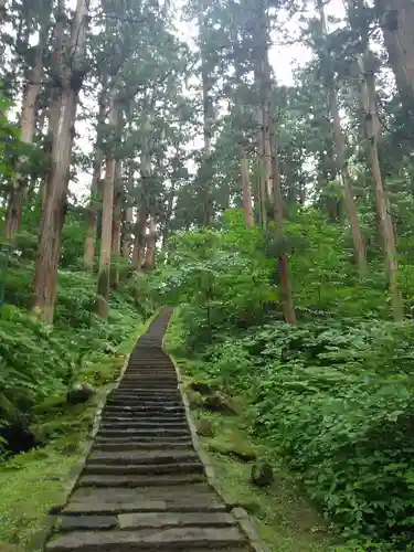 出羽神社(出羽三山神社)～三神合祭殿～の自然