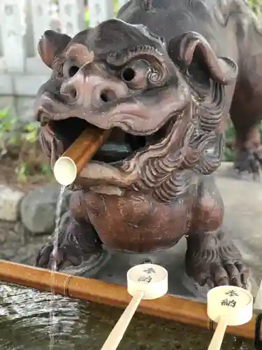 阿部野神社の手水