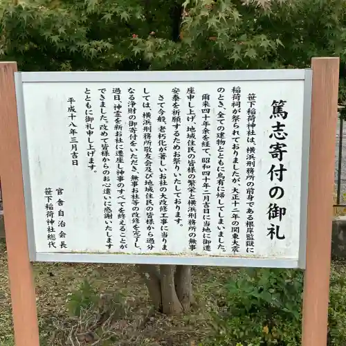 笹下稲荷神社(神奈川県)