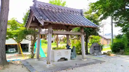 山崎神明社の手水舎