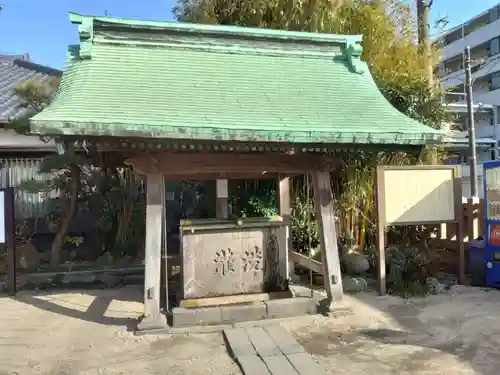 叶神社（東叶神社）の手水舎