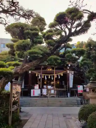 鳩森八幡神社の本殿・本堂