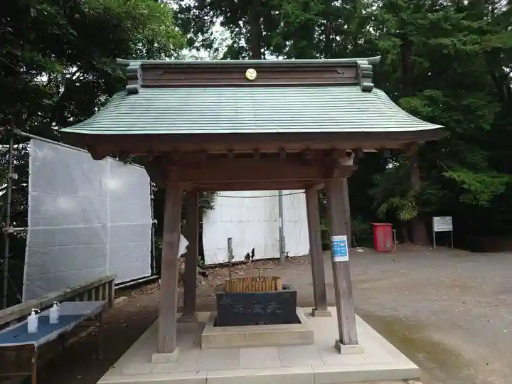 五霊神社の手水舎