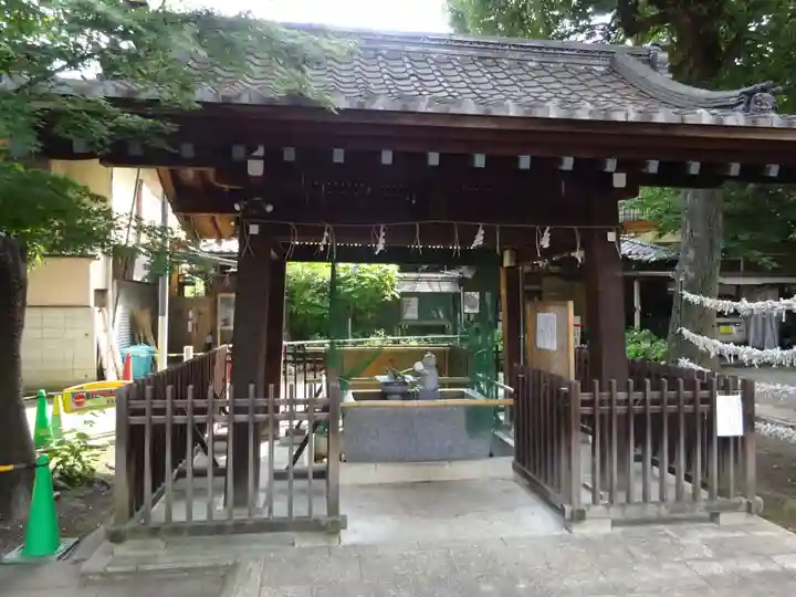 荻窪白山神社の手水舎