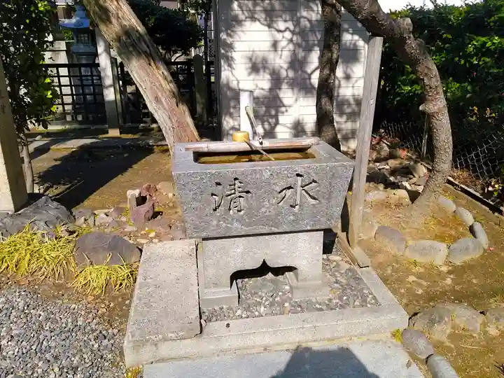 五反城神社の手水舎