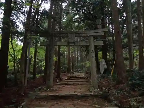 銀山上神社の鳥居