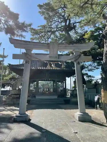 八百富神社の鳥居