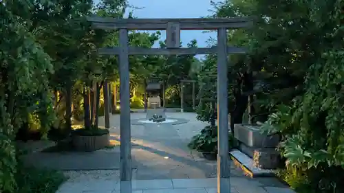 鉄道神社の鳥居
