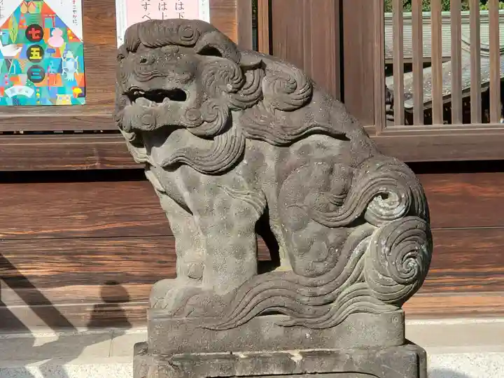 井草八幡宮の狛犬
