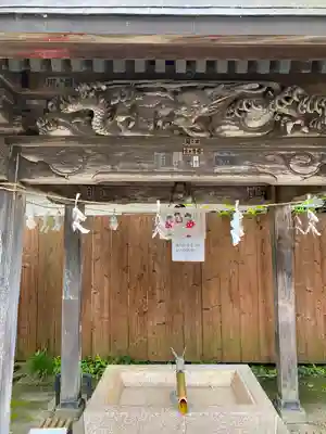 鷲宮神社の手水舎