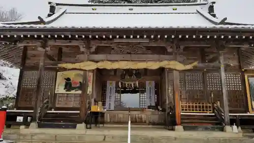 石母田　三吉神社の本殿・本堂