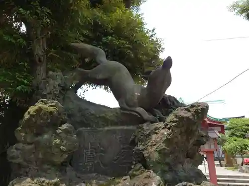 千住神社の狛犬