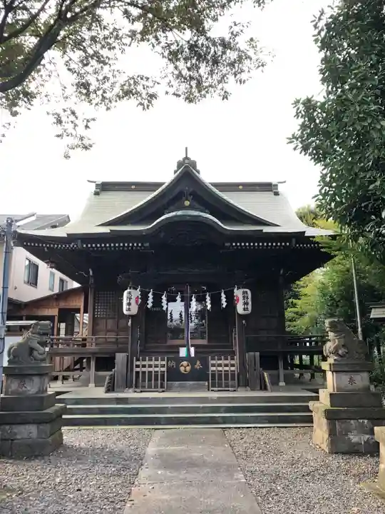 立川熊野神社の本殿・本堂