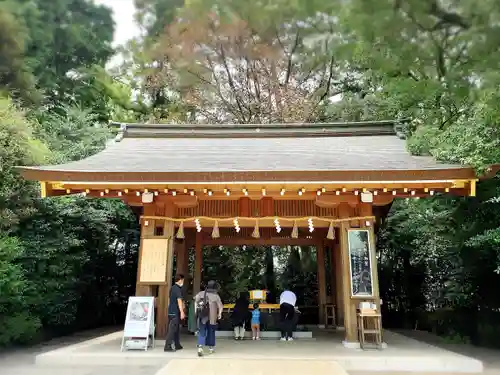 寒川神社の手水舎
