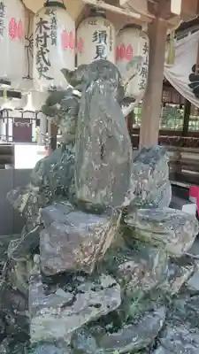 建部大社の狛犬