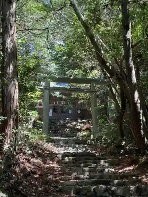 峯神社(大麻比古神社奥宮)の鳥居