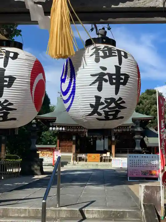 中野沼袋氷川神社の本殿・本堂
