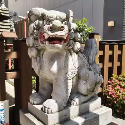 袋町お聖天　福生院の狛犬