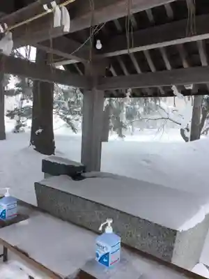 栗沢神社の手水舎
