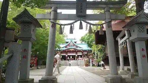 多摩川浅間神社の鳥居