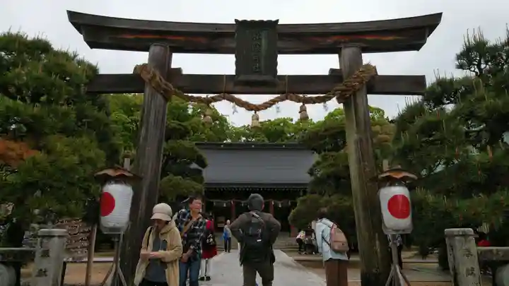 松陰神社の鳥居