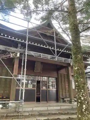 石鎚神社　土小屋遥拝殿の本殿・本堂