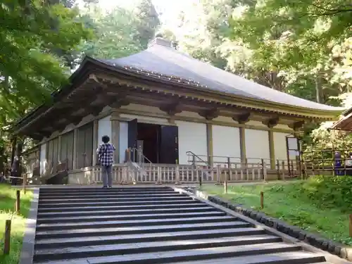 中尊寺の本殿・本堂