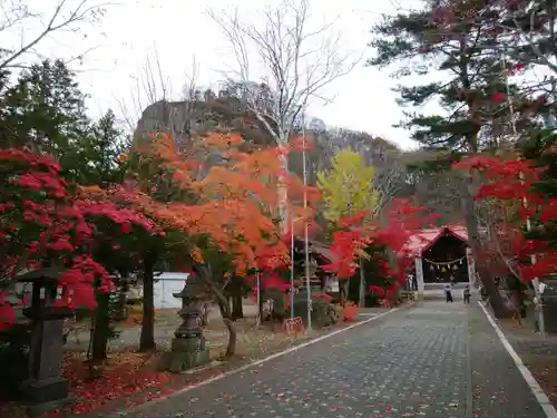 遠軽神社の庭園