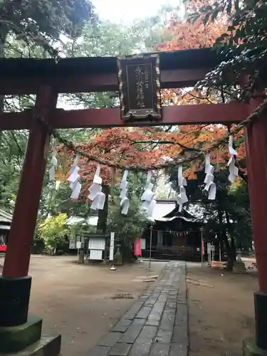 氷川女體神社の鳥居