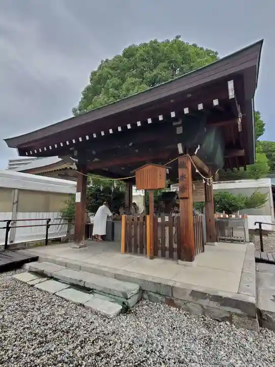 真清田神社の手水舎