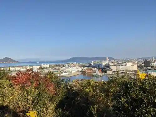 芝山神社の景色