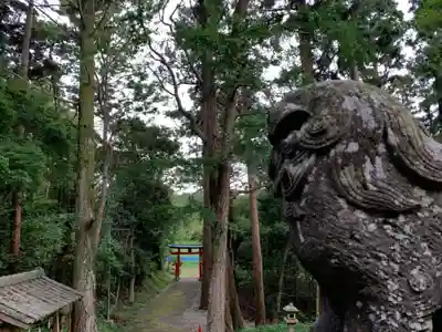 手力雄神社の狛犬