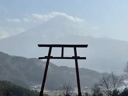 河口浅間神社の鳥居