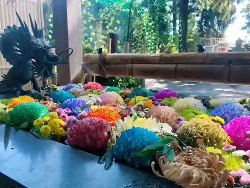 東海市熊野神社の手水舎