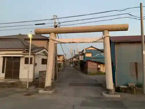 神明神社の鳥居