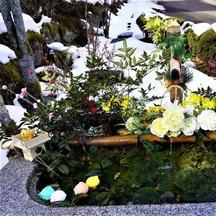 陽林寺の手水舎